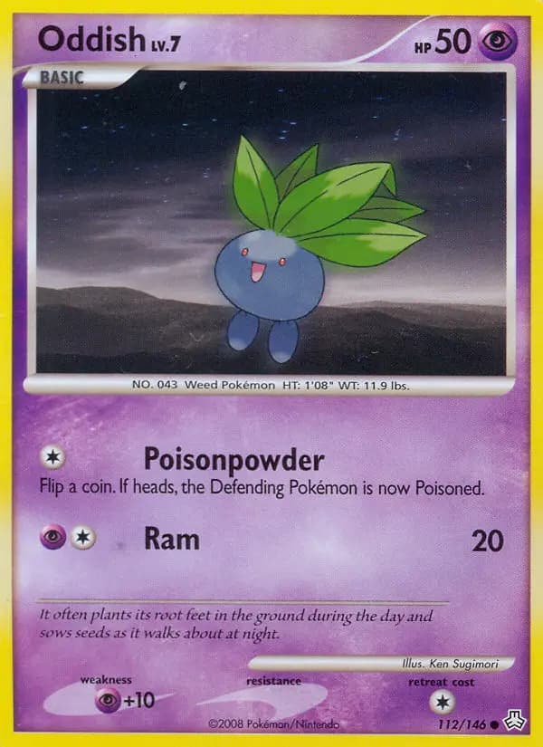 Oddish — Legends Awakened card #112