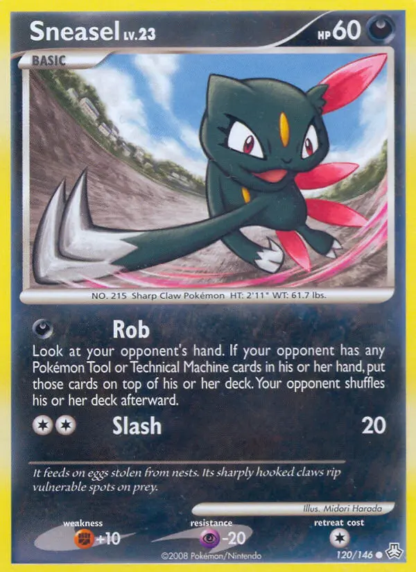 Sneasel — Legends Awakened card #120
