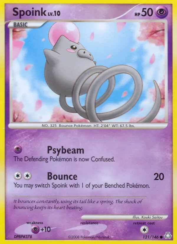 Spoink — Legends Awakened card #121