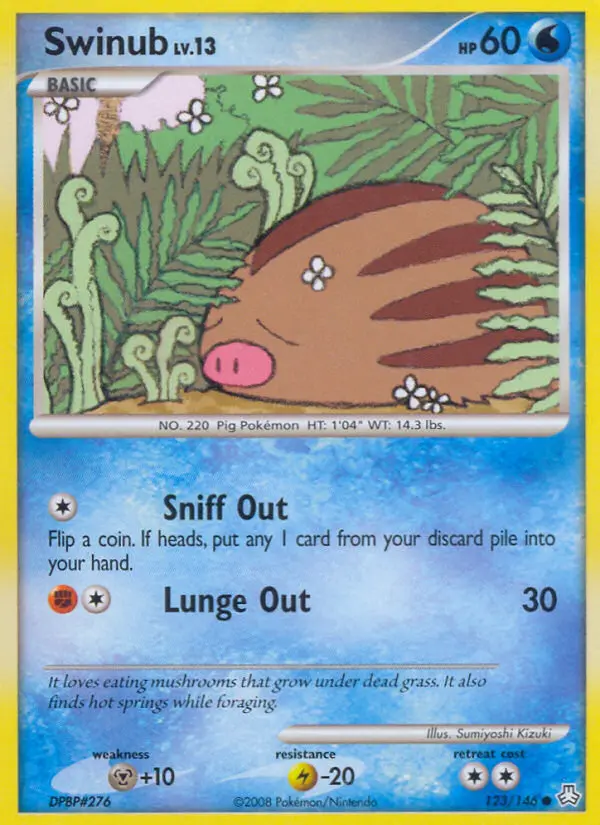 Swinub — Legends Awakened card #123