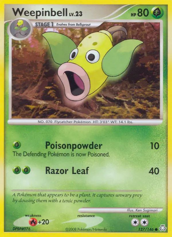 Weepinbell — Legends Awakened card #127
