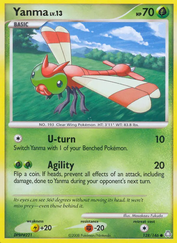Yanma — Legends Awakened card #128