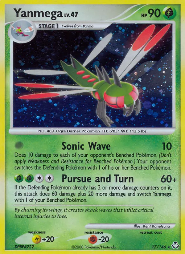 Yanmega — Legends Awakened card #17