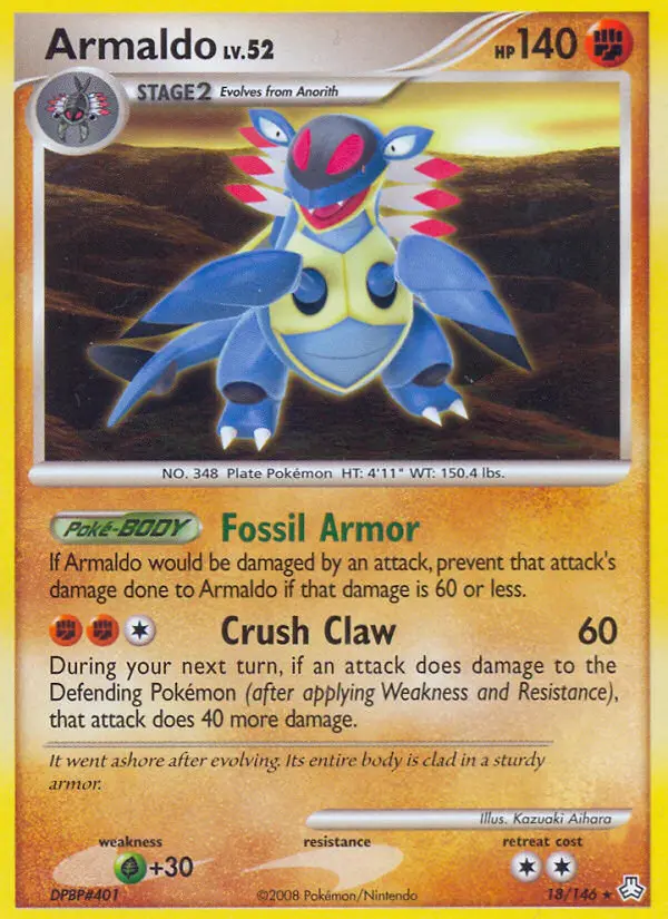 Armaldo — Legends Awakened card #18