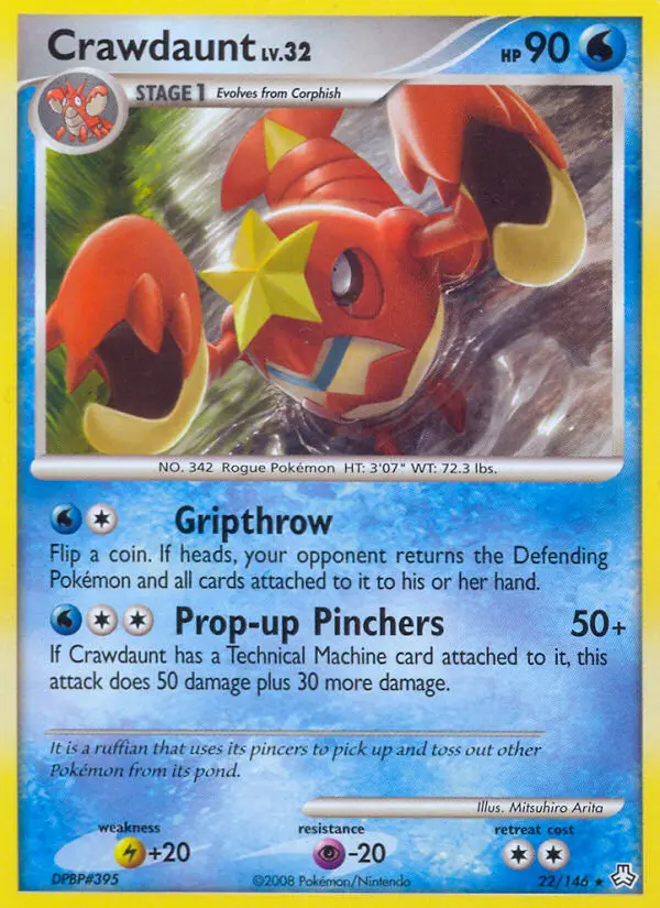 Crawdaunt — Legends Awakened card #22