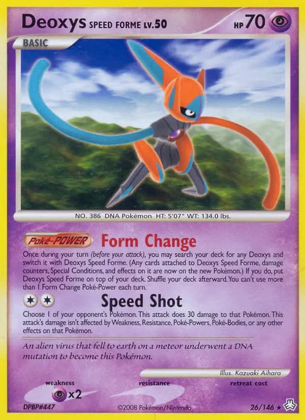Deoxys Speed Forme — Legends Awakened card #26