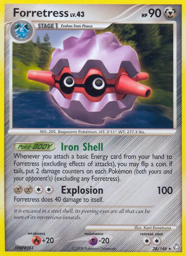 Forretress — Legends Awakened card #28
