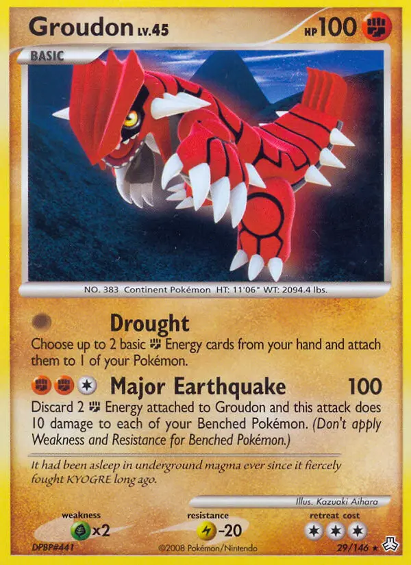 Groudon — Legends Awakened card #29