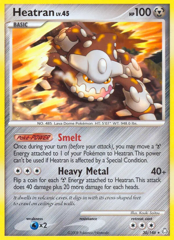 Heatran — Legends Awakened card #30