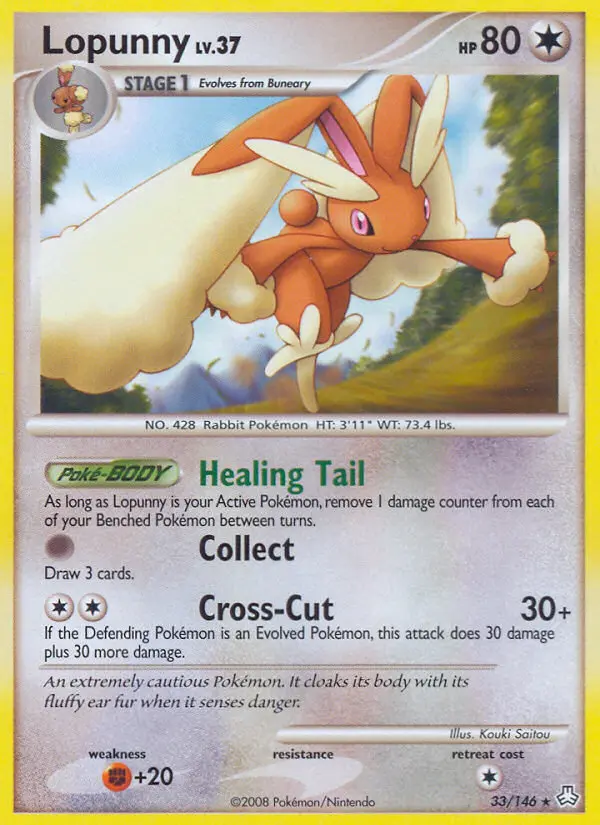 Lopunny — Legends Awakened card #33