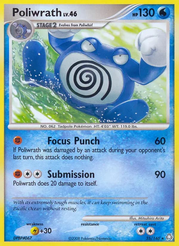 Poliwrath — Legends Awakened card #35
