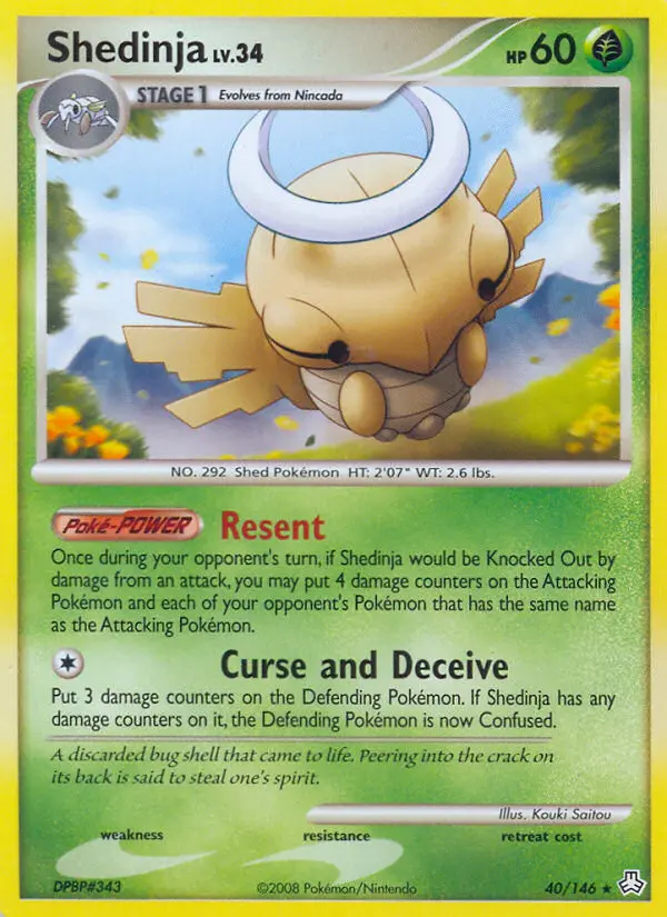 Shedinja — Legends Awakened card #40