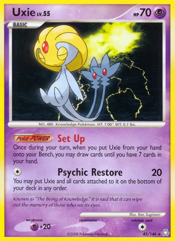Uxie — Legends Awakened card #43