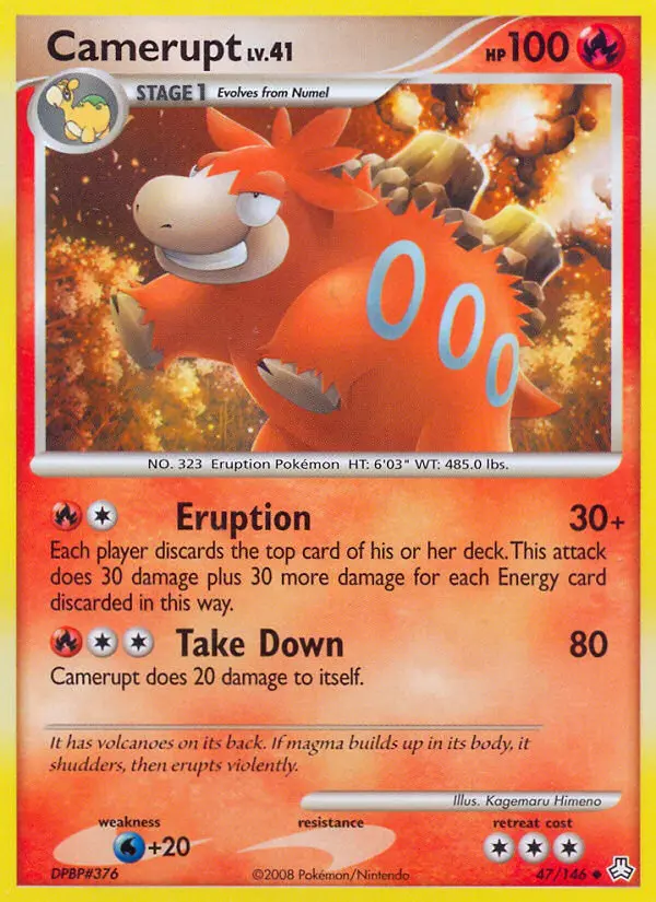 Camerupt — Legends Awakened card #47