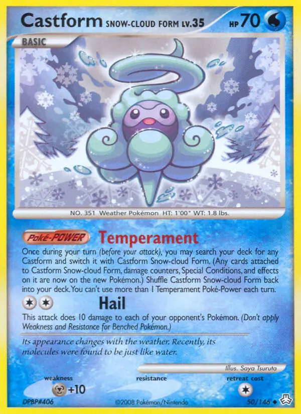 Castform Snow-cloud Form — Legends Awakened card #50