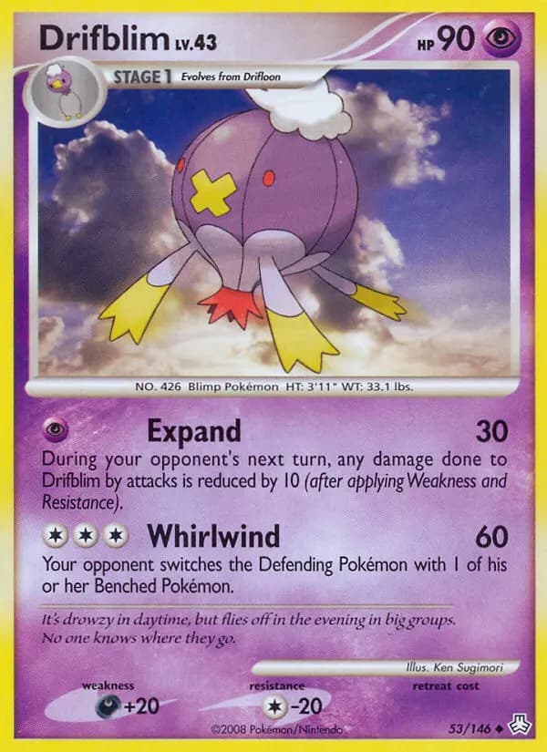 Drifblim — Legends Awakened card #53