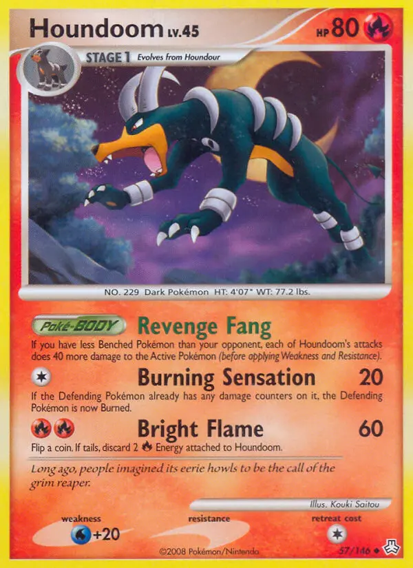 Houndoom — Legends Awakened card #57