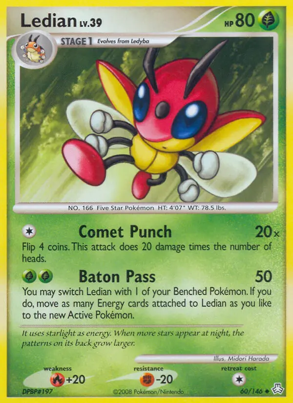 Ledian — Legends Awakened card #60
