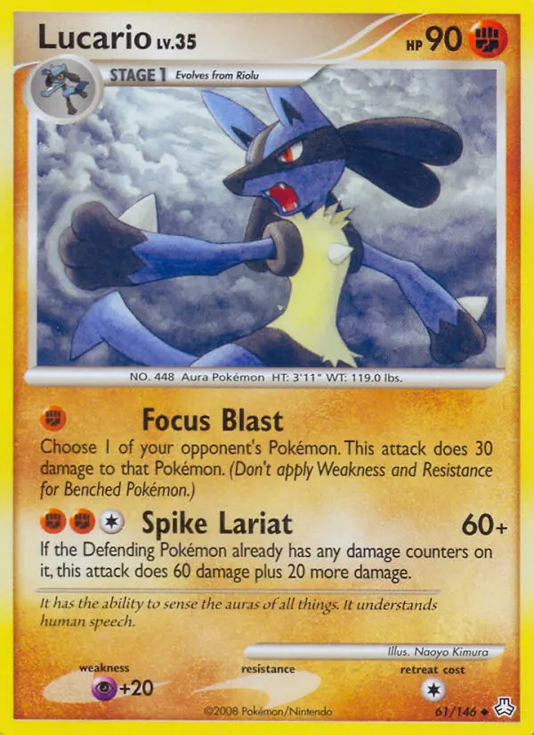 Lucario — Legends Awakened card #61
