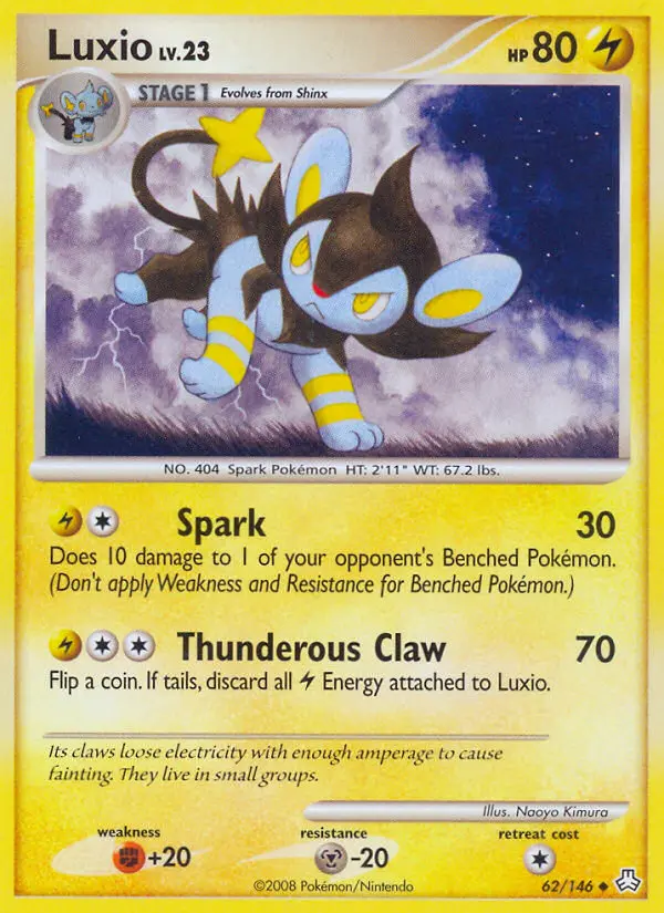 Luxio — Legends Awakened card #62