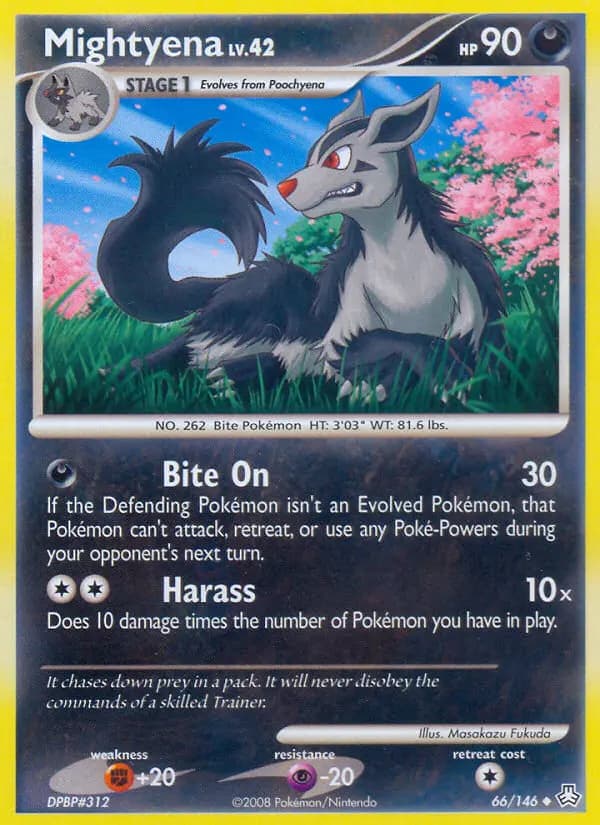 Mightyena — Legends Awakened card #66