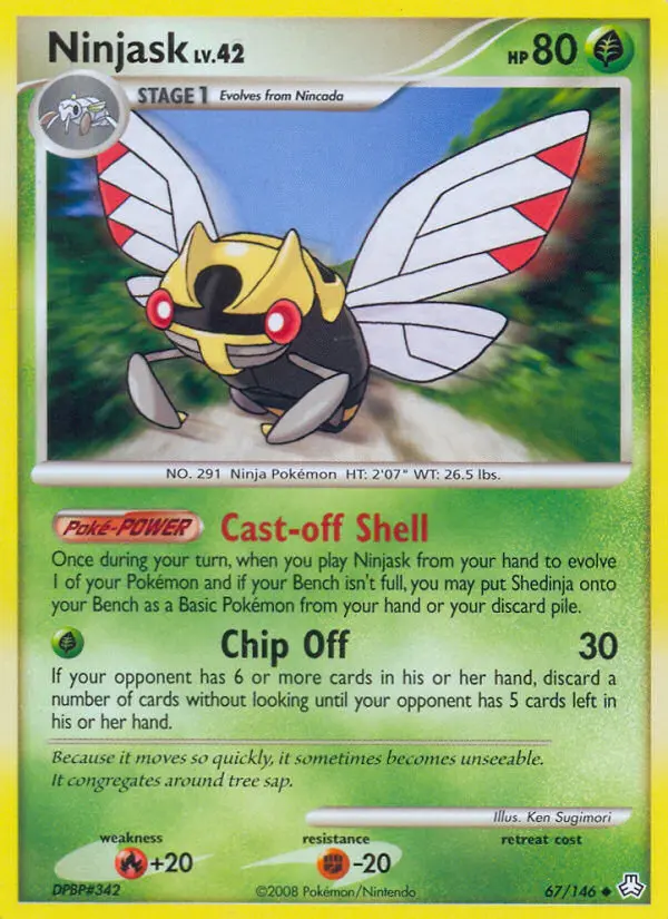 Ninjask — Legends Awakened card #67