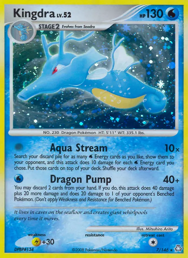 Kingdra — Legends Awakened card #7