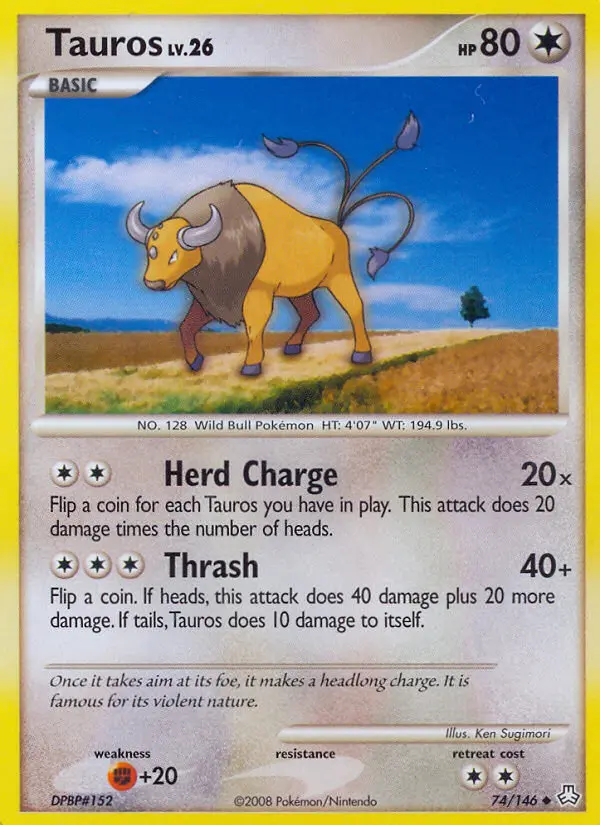 Tauros — Legends Awakened card #74