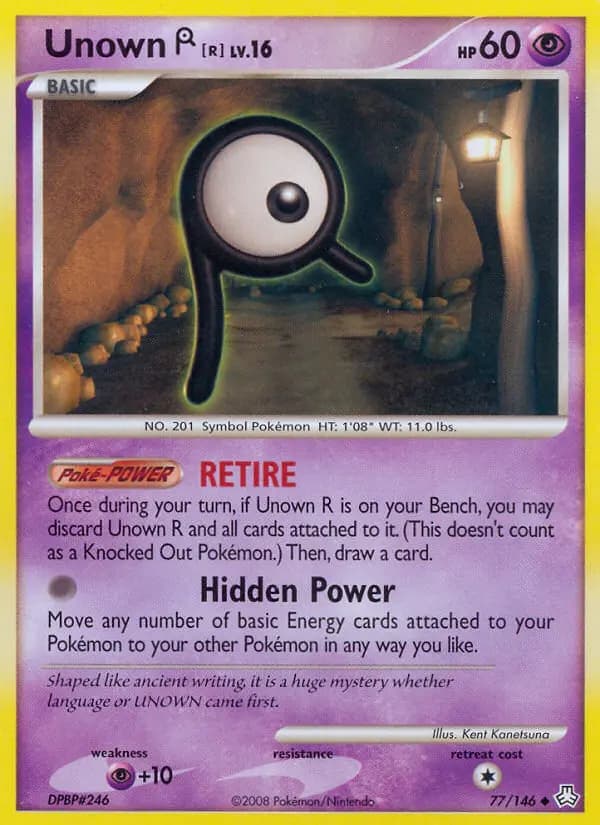 Unown R — Legends Awakened card #77