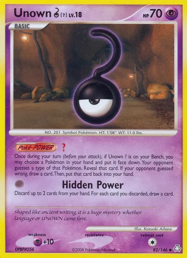 Unown ? — Legends Awakened card #82