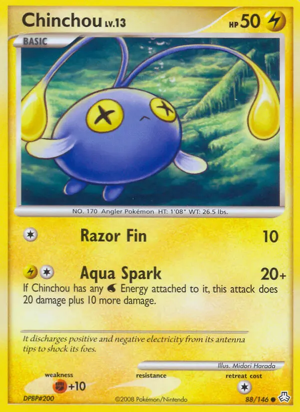 Chinchou — Legends Awakened card #88