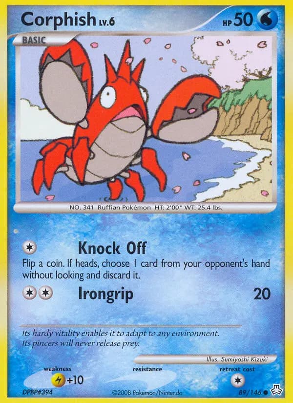 Corphish — Legends Awakened card #89