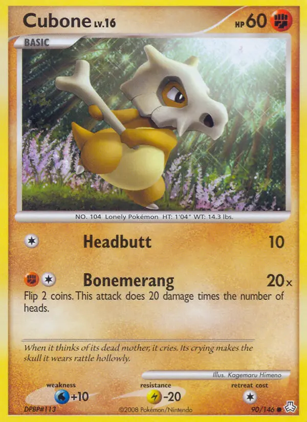 Cubone — Legends Awakened card #90