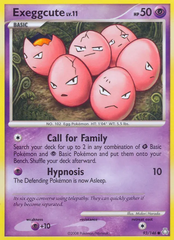 Exeggcute — Legends Awakened card #93