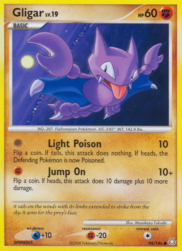 Gligar — Legends Awakened card #94