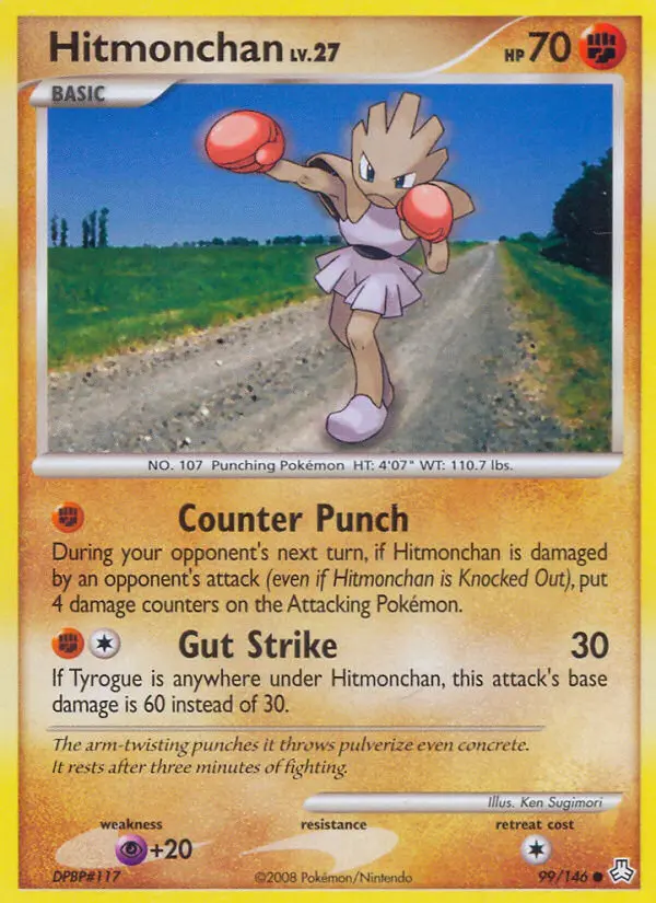 Hitmonchan — Legends Awakened card #99
