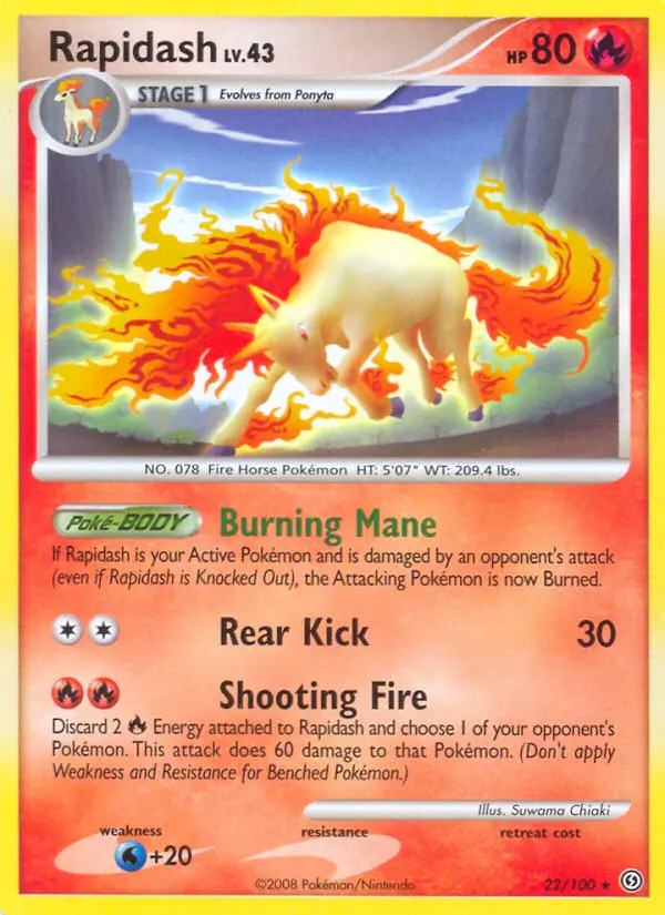 Rapidash — Stormfront card #22