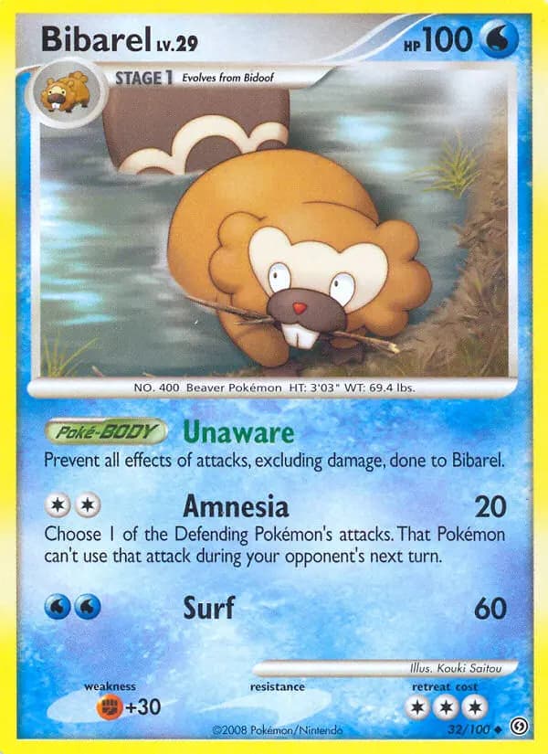 Bibarel — Stormfront card #32