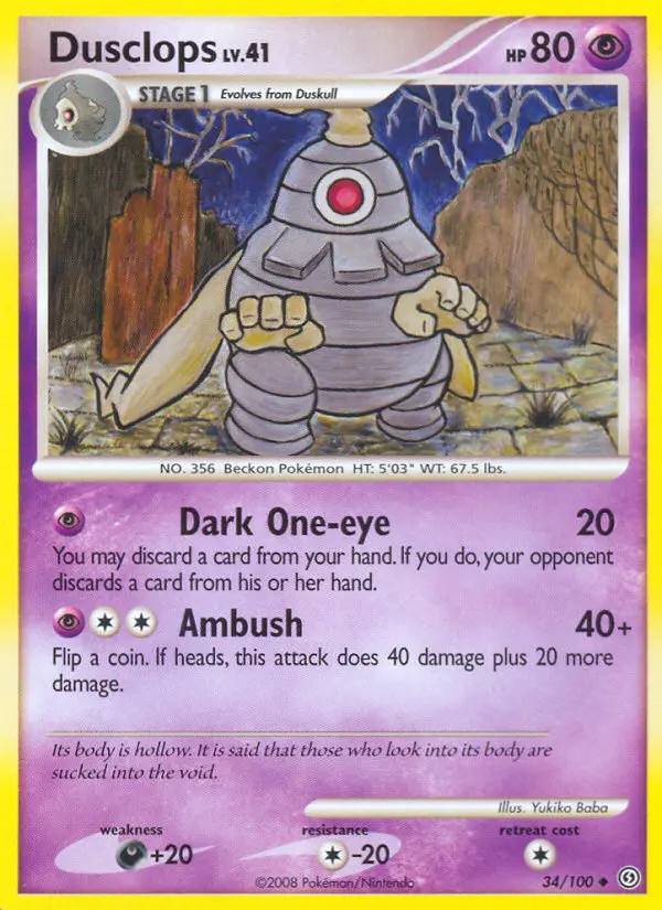 Dusclops — Stormfront card #34