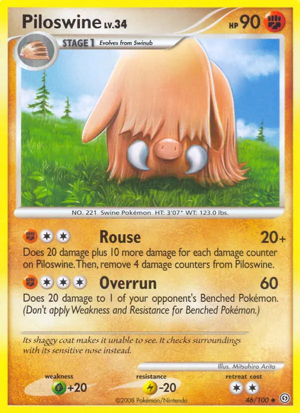 Piloswine — Stormfront card #46