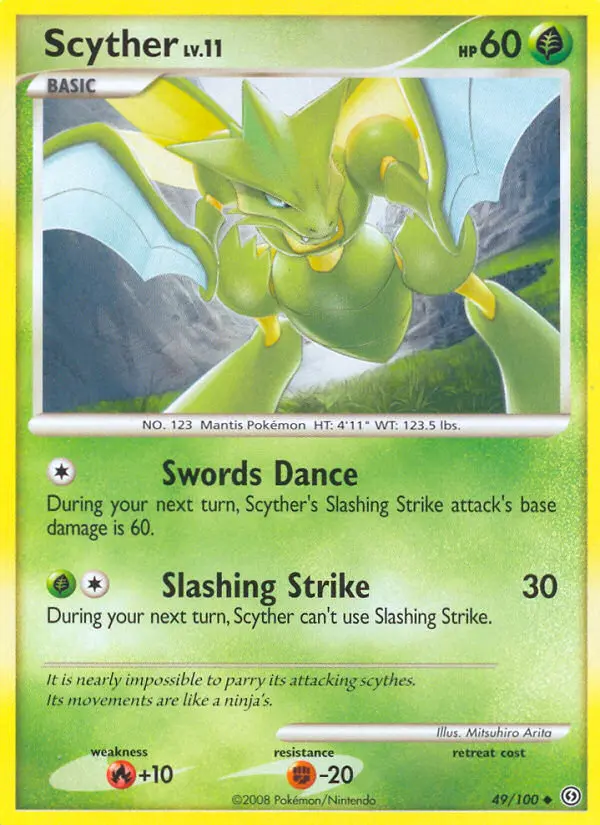 Scyther — Stormfront card #49