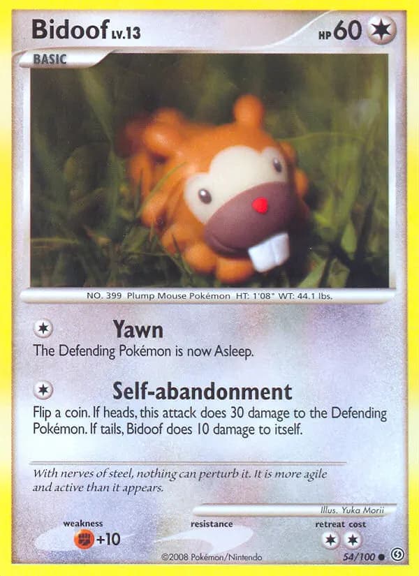 Bidoof — Stormfront card #54