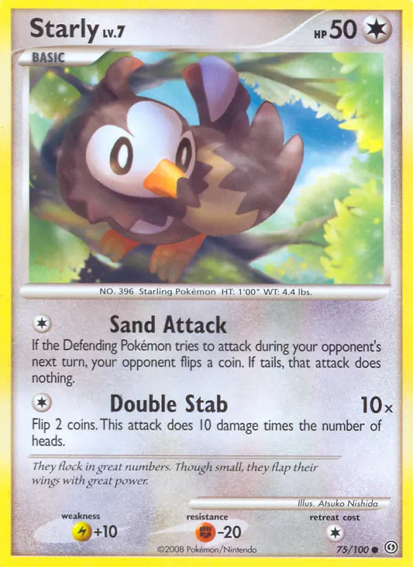 Starly — Stormfront card #75