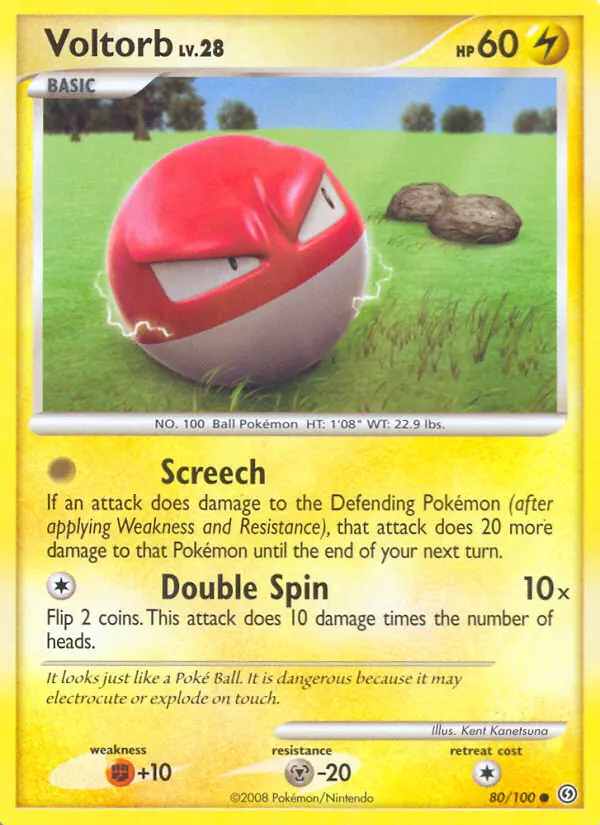 Voltorb — Stormfront card #80