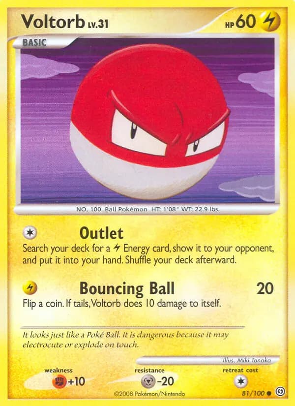 Voltorb — Stormfront card #81