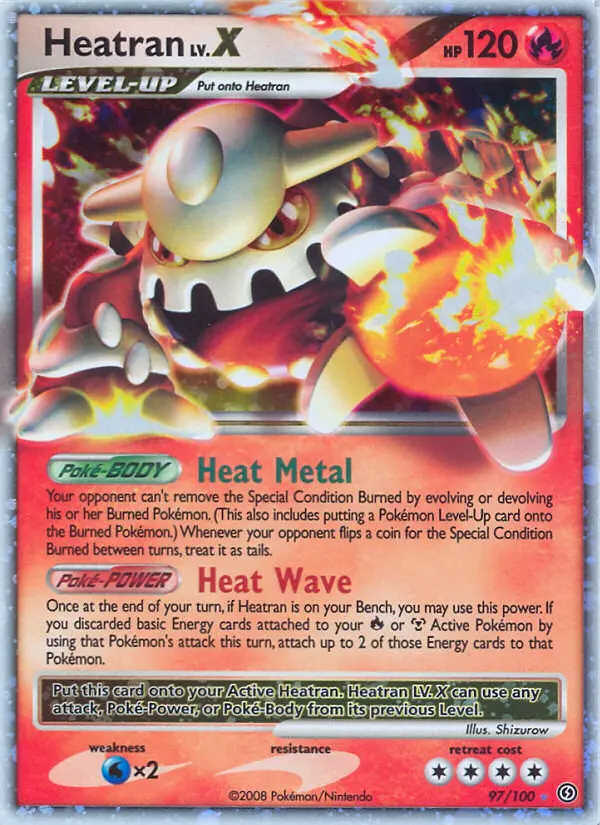 Heatran — Stormfront card #97