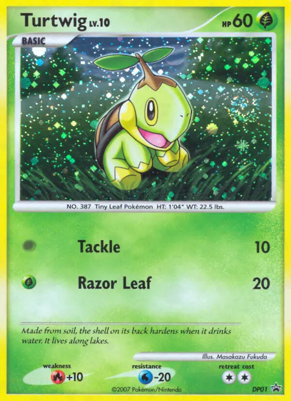 Turtwig — DP Black Star Promos card #DP01