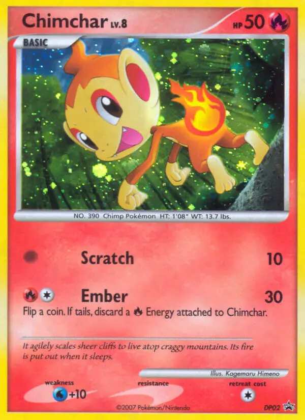 Chimchar — DP Black Star Promos card #DP02
