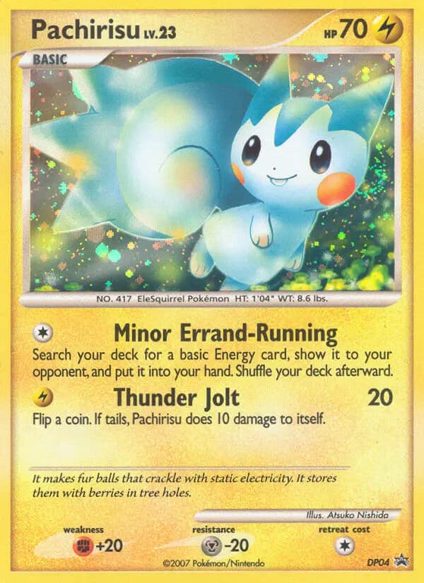 Pachirisu — DP Black Star Promos card #DP04