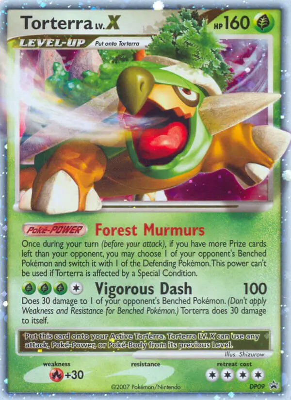 Torterra — DP Black Star Promos card #DP09